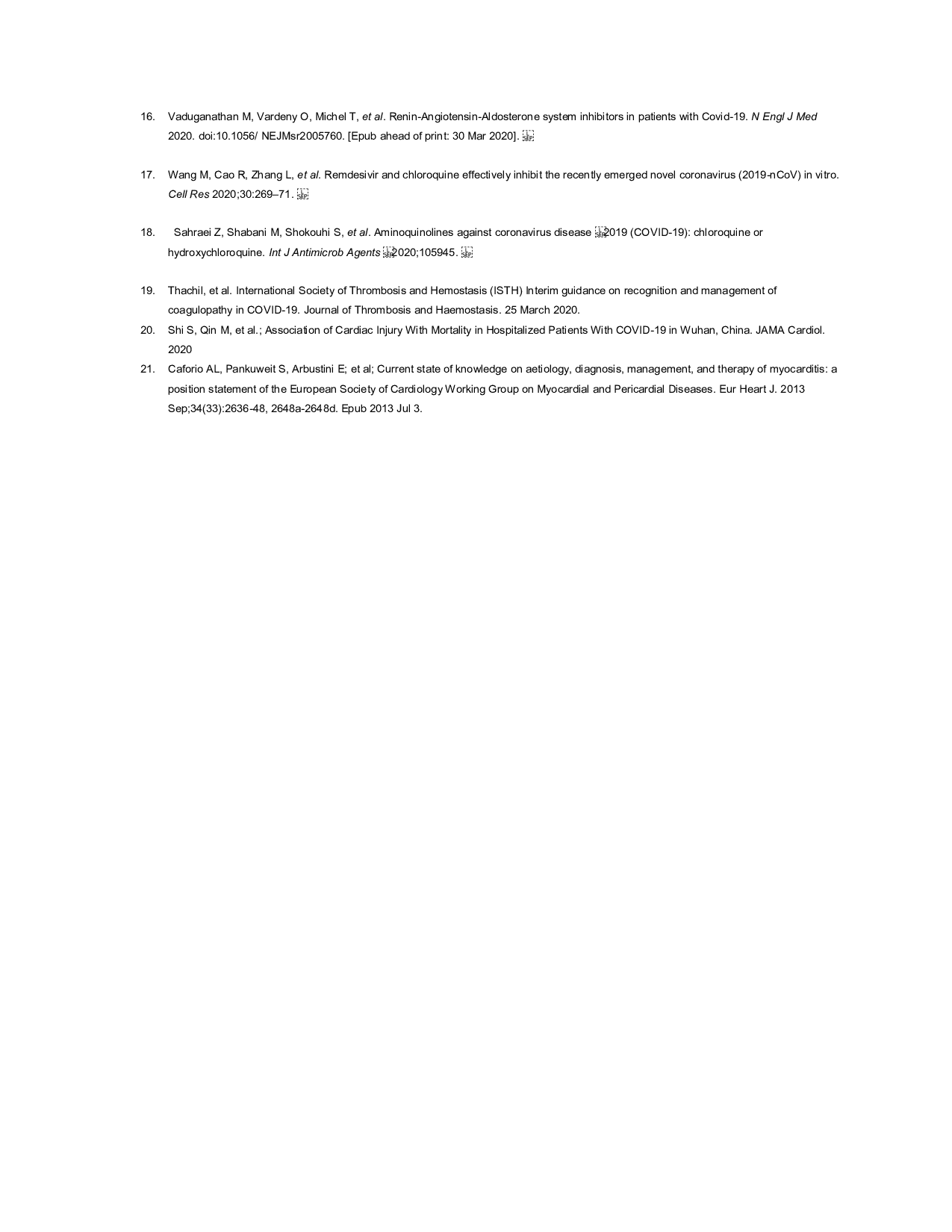 Cardiomyopathy and Cor Pulmonale in Covid 19 1 005